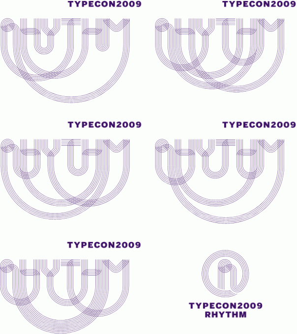 furniture logo samples. TypeCon 2009: Rhythm Logo